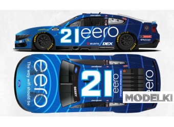 1:64 Ford Mustang #21 Josh Berry *21 eero*, blue/white 2026 - C212661EERJP