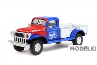 1:64 DODGE Power Wagon *Anniversary Collection series 18*, red/blue/white 1946 - 28180E