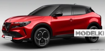 1:18 ALFA ROMEO Junior Q4 with black roof (2025), red / black - RGM18005F1
