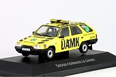 1:43 SKODA Forman 135 LX ÚAMK (1990), yellow - DEKALEJDOSKOP138