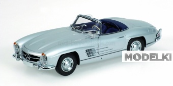 1:18 MERCEDES BENZ 300sl Roadster Spider (w198) (1957), Silver - 180039030