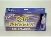 1:18 4 sets of 4 different rims & tyres with spinners. Good for big fat 1/18 models like Dodge Ram, Avalanche, Hummer and other big American SUV or pick-ups - 2006ch