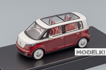 1:43 VOLKSWAGEN New Bulli Concept, burgundy / white - 7E9099300BL9-X2