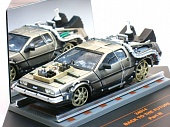 1:43 DeLOREAN DMC 12 Back to the Future Part III Railroad version, silver - 24014