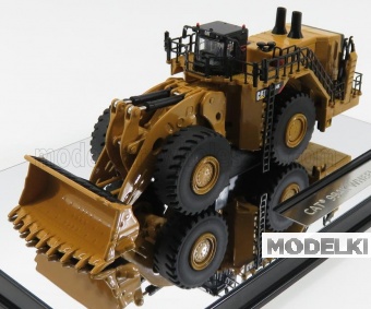 1:125 CATERPILLAR Cat994k Ruspa Gommata - Scraper Tractor Wheel Loader, Yellow Black - 85535