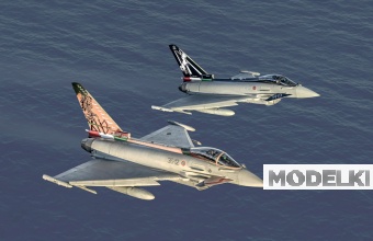 1:72 Сборная модель Самолет EF-2000 100th Anniv.'GRUPPI CACCIA' - 1406