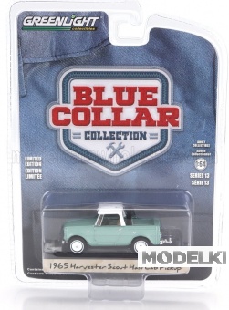 1:64 HARVESTER Scout Half Cab Pick-up (1965), Green Met White - 35280-A