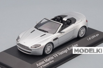 1:43 ASTON MARTIN V8 Vantage Roadster (2009), silver - 400137430