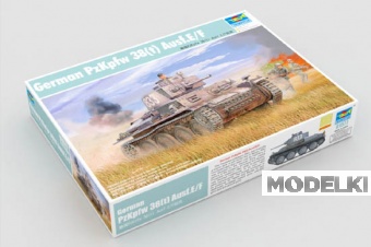 1:35 Сборная модель Немецкий легкий танк PzKpfw 38(t) Ausf.E/F - 01577