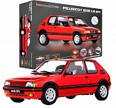 1:8 Сборная модель PEUGEOT 205 1.9 GTI KIT with 720 parts, mit Beleuchtung und Soundfunktion, red - 520010121