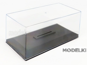 1:43 VETRINA DISPLAY BOX Box For Edicola- Lungh.length Cm 15 X Largh.width Cm 7.7 X Alt.height Cm 6.4 (altezza Interna Interior Height Cm 5.0), Plastic Display - EXPO43-FLAT