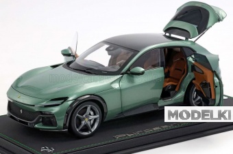 1:18 FERRARI Purosangue (2022), green - HE180052CDIE-VET