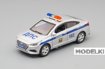 HYUNDAI Solaris Полиция, silver - 115428s