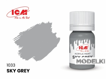 Краска для творчества, 12 мл, цвет Небесно-серый(Sky Grey) - C1033
