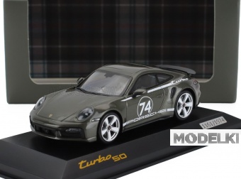 1:43 PORSCHE 911 992 Turbo 50 Heritage Edition (2024), Green - WAP0201670SHDP