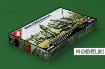 1:35 Сборная модель Расчет Flak38 20mm - 84412