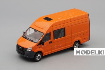 1:43 ГАЗель Next A32R32 грузопассажирская, оранжевый - H655