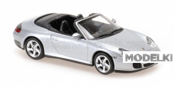 1:43 PORSCHE 911 996 4s Cabriolet (2003), silver - 940062831