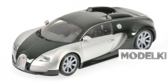 1:18 Bugatti VEYRON EDITION CENTENAIRE - 2009 - CHROME/GREEN - 100110852