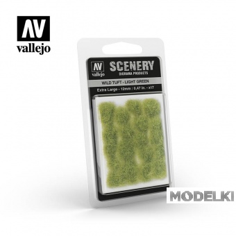 Светло-зеленая трава, сухой пучок Vallejo Scenery, имитация. Высота 12 мм - SC426