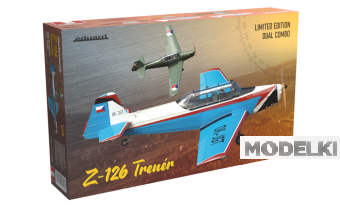 1:48 Сборная модель Самолёт Z-126 TRENÉR (Dual Combo Limited edition) - 11156