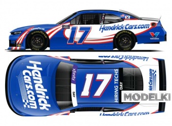 1:64 Chevrolet XF #17 Corey Day *HendrickCars.com*, white/blue 2025 - N172565HENCC
