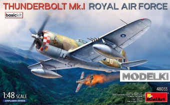 1:48 Сборная модель DRAGON WINGS Thunderbolt Mki Airplane Military 1942 - 48033