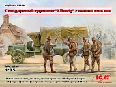 1:35 Сборная модель Стандартный грузовик 'Liberty' с пехотой США І МВ - 35652