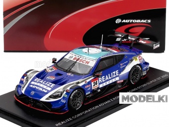 1:43 NISSAN Z Nismo Team Kondo Racing №24 Gt500 Class Super Gt (2025) Tsugio Matsuda - Teppei Natori, Blue Black - 43SGT25024