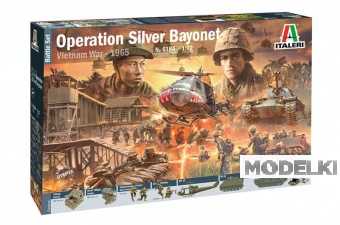 1:72 Сборная модель Диорама Vietnam War 1965: Operation Silver Bayonet - 6184