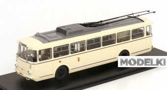 1:43 SKODA 9TR Berliner Verkehrsbetriebe, creme - 47169