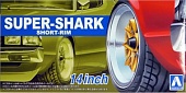 1:24 Сборная модель комплект дисков и шин Super Shark 14 inch, 4шт - 05548