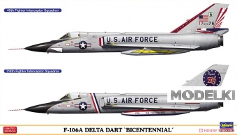 1:72 Сборная модель Самолет F-106A 'BICENTENNIAL' - 02402
