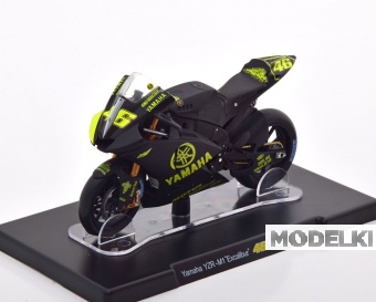 1:18 YAMAHA YZR-M1 Excalibur No 46  Moto GP Test Sepang, Rossi (2007), matt-black - Rossi0037