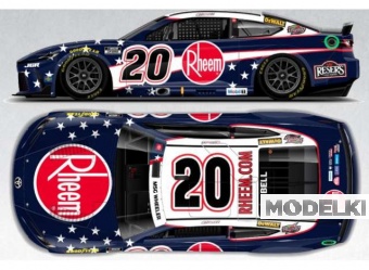 1:64 Toyota Camry XSE #20 Christopher Bell *Rheem Salutes* blue/red/white 2025 - C202565SALCD