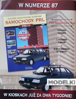 1:24 FSO POLONEZ Caro Taxi, Samochody PRL 87 - PRL087