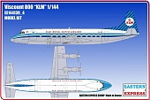 1:144 Сборная модель Самолёт Viscount 800 KLM - 144139-4
