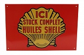 ACCESSORIES Metal Plate - Ici Stock Complet Huiles Shell - PB220