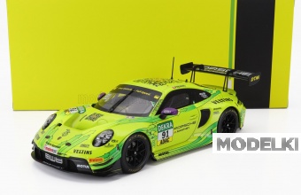 1:18 PORSCHE 911 992 Gt3 R Team Manthey Racing №91 Winner Dtm Season (2023) Thomas Preining, Yellow Green - MG-I-911-DTM-23-1891