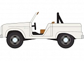 1:64 FORD Bronco, Wimbledon white 1967 - JLSP392A