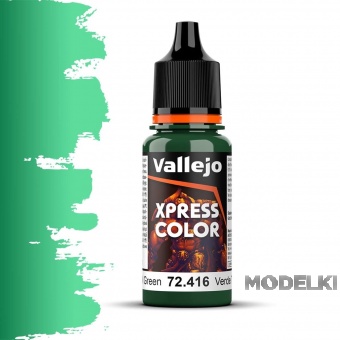 Краска акриловая Xpress Color Зелёный тролль / Troll Green, 18 мл - 72416