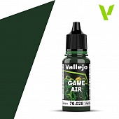 Краска акриловая Game Air Зеленый темный / Dark Green, 18мл - 76028