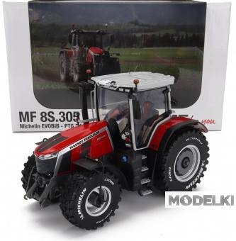 1:32 MASSEY FERGUSON Mf8s.305 Tractor (2022), Red Black Grey - UH6668