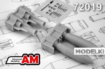 1:72 FAB-500 M-62 HE Fragmentation BoMERCEDES-BENZ (2 pcs.) - AMC72019