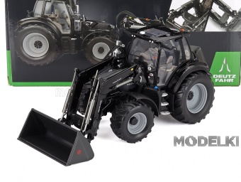 1:32 DEUTZ-FAHR 6150.4 Ttv Tractor Warrior With Fz 47-23 Front Loader (2018), Black - UH6862