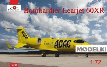 1:72 Сборная модель Канадский пассажирский самолет Bombardier Learjet 60XR - 72360