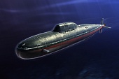 1:350 Сборная модель Подводная лодка Russian Navy Alfa Class SSN - 83528