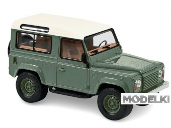 1:43 LAND ROVER Defender (1995), olive green / white - 845110