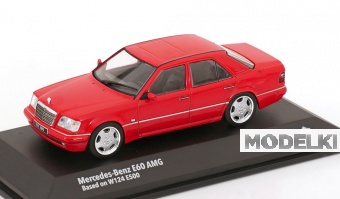 1:43 (Уценка!) MERCEDES-BENZ AMG E60 W124, red - S4313204-Z1