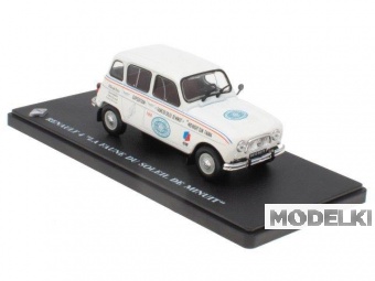 1:43 RENAULT 4 'La Faune Du Soleil De Minuit' (1966), White - R4P077